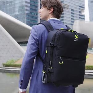 ailouis | Men Business Travel Backpack Large Capacity with Wheeled and Laptop Function