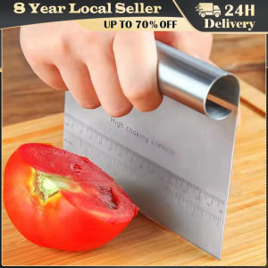 1PC Stainless Steel Cake Scraper Dough Pastry Cutter DIY Baking Bread Separator Pizza Cutter Kitchen Measuring Cake Spatulas