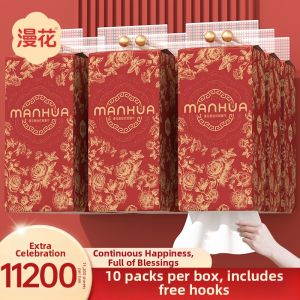 Manhua | New Years Edition Wall-mounted Red Festival Paper Towels