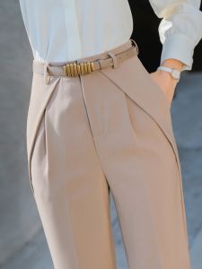 PIAOYA | High Waist Tapered Work Pants