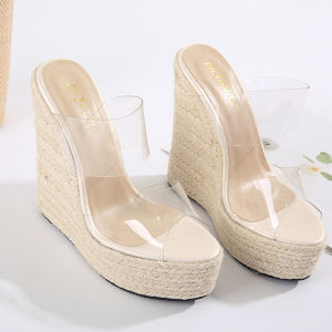 IELGY high heels womens non-slip european and american style simple and comfortable wedge