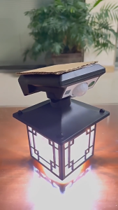 Solar wall light Outdoor Waterproof LED garden lamp gate wall lights motion Automatic sensor decoration landscape night