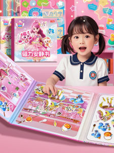 HPRETTY | Magnetic Quiet Book for Girls 3-6 Years with 4 Stickers