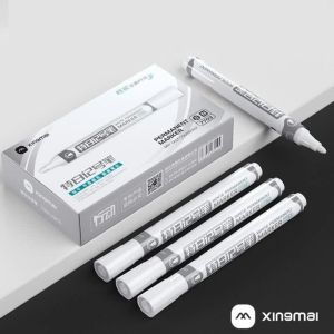 S56 ปากกามาร์กเกอร์สีขาว ปากกาเคมีสีขาว แห้งเร็ว สินค้ามีพร้อมส่ง
