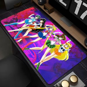 Bandai | Popular Mouse Pad S-Sailor Moons Cute Anime Mouse Mat Office E-sports Gaming Table Mat Oversized Carpet Computer Keyboard Pads