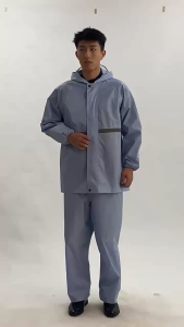 Fashionable raincoat set motorcycle raincoat couple raincoat adult thickened outdoor raincoat