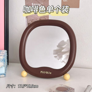 Portable Desktop Makeup Mirror High Definition Beauty Student Dormitory Home Use Small Stand Mirror Cosmetic Tool