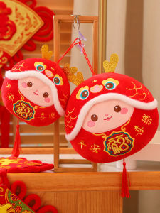 Adorable Plush Toy Dragon Doll New Year Gift Doll Zodiac Dragon Hanging Ornament Soft Stuffed Animal Doll for All Ages