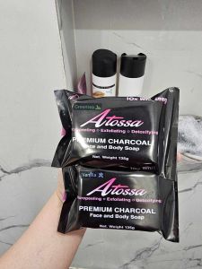 ATOSSA BLEACHING CHARCOAL SOAP 135g