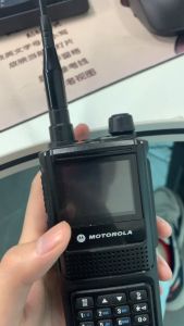 MOTOROLA GP338 Plus Walkie Talkie Portable 15W Am Fm Two Way Radio Comumicador Station 10KM Amateur Ham Wireless Long Range Receiver Radios 6800 Battery 256 Channel