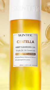 Skintific Centella Deep Cleansing Oil 200ml Waterproof - Pembersih Makeup - Virgo Shoop