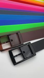 New Silicone Belt Colorful Eco-Friendly Pin Buckle belt TPE Womens Decorative Belt Tali Pinggang