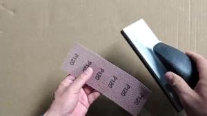 1PC198mm Hand Sander Sanding Block Vacuum Hand Sander Sponge Pad Dust Free for Wood Polishing Household Cleaning Car