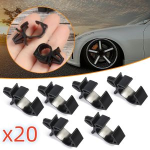 20PCS Car Wiring Harness Fastener Route Fix Cable Clamp Ties Hose Bracket Buckle Fix Organizer Car Repair Parts