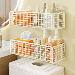 Toilet Mounted Bathroom Multipurpose Storage Rack