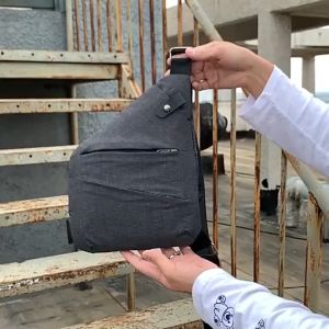Waterproof Personal Shoulder Pocket Bag - Anti Theft Compact Shoulder Cross body Travel Bag