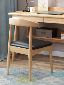 MU FENG ZHI NAN | Solid Wood Dining Chair For Small Spaces