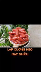 1kg lạp xưởng Sóc Trăng  Thịt Tươi Ngon Sạch -Đặc Sản Quên Hương- Vựa Khô Minh Triết