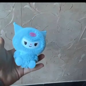 Cartoon Kuromi Decompression Toy Led Light Glowing Sanrio Anime Pinch Slow