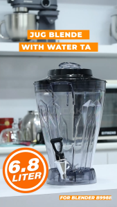 BRAVO Mesin Blender Bravo Heavy Duty 1680W Kapasiti 2.5 Liter 6 Mata Pisau Keluli Tahan Karat Smoothie Ais
