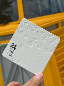 Customized High-end Wedding Invitations Card Creative Cotton Paper Thicken Printing Golden Stamp Business Postcards Greeting Cards