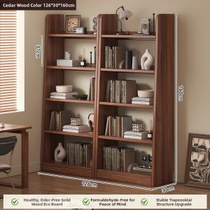 ZHUOHE | Retro Household Multi-use Step Bookshelf