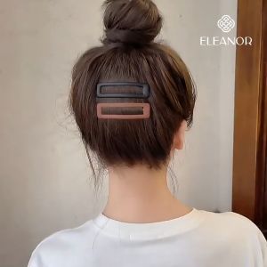 Kẹp tóc nữ Eleanor Accessories kẹp tóc mái nhiều màu basic phụ kiện tóc 6005