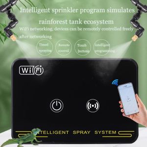 Wifi atomization system intelligent reptile humidifier remote landscaping spray system kit rainforest irrigation timer