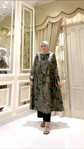 Mini Dress Bahan Armani Silk Premium // Baju Wanita Midi Terbaru dan Termurah