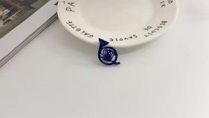 Bandai | Movie How I Met Your Mother Pins Brooch HIMYM Cute Blue French Horn Yellow Umbrella Enamel Brooches Bag Hat Accessories
