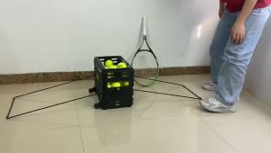 75-Ball Picker on Wheels | Multifunctional Tennis & Basketball Collector Trolley