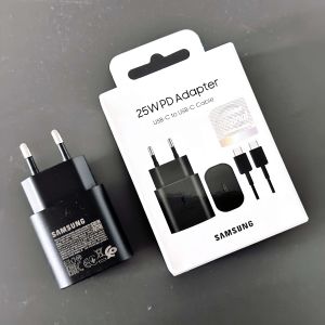 Samsung | Original Samsung 25w Charger Type C Super Fast Charge Adapter For Galaxy S25 S24 Ultra S23 S22 Plus S21 S20 FE Note 10 20 Ultra