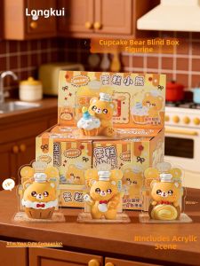LONGKUI | Healing Desk Decoration Bear Cake Miniature