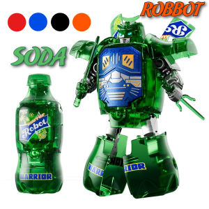 Action Figure Robot Soda Warrior Robot Toy Soda Boy And Girl Puzzle Game Toy Birthday Gift for Adult Kids
