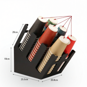 Cup Organizer Straw Storage Cup Stand