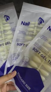 120Pcs Glossy White Almond Press on Nails Medium Full Cover False Nail Tips for Women Elegant Nail Art Extension Fake Fingertip