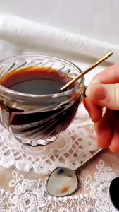 Bộ 3 Bộ 6 Ly Thủy Tinh Có Quai 160ml ZB44A – Màu Hổ Phách Ly Uống Trà Tiếp Khách Sang Trọng