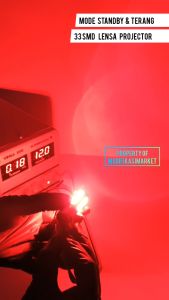 MODIFIKASIMARKET - LAMPU LED REM MOBIL MOTOR 1157 BAY15D DUAL CONTACT BAYONET 33 MATA SMD LENSA