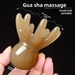 Head Acupoint Massager with Wide Teeth and Cupping Therapy