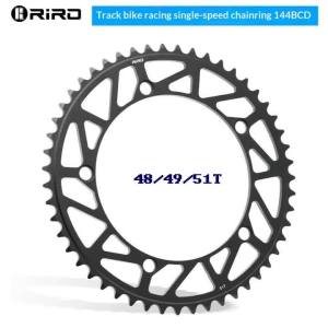 Odi | RIRO 144BCD Racing Chainring 48T 49T 51T Options Lightweight Cutout Design 1/8 Single Speed Chain For Track/Fixed Gear Bike