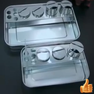 201 Stainless steel medical tray dental instrument box surgical sterilizer container medical device