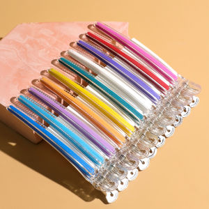 Kẹp Tóc Crystal Chuyên Nghiệp Không Để Lại Dấu Vết Kẹp Cằm Vịt Chia Tóc Túi Đựng Đồ Dùng Làm Đẹp Phong Cách Tóc Dành Cho Các Nhà Thiết Kế Tóc