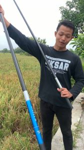 Joran Tegek Ros Pendek Murah Bahan Fiber Spek Medium