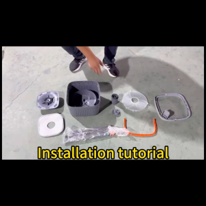 💧Clean & Dirty Water Separation💧 Spin Mop Set Spinner Mop Flat Mop Round Head Floor Cleaner Lazy Mop Lantai Mop Microfiber Mop 拖把 Automatic Spinning Magic Encore 360° Rotation