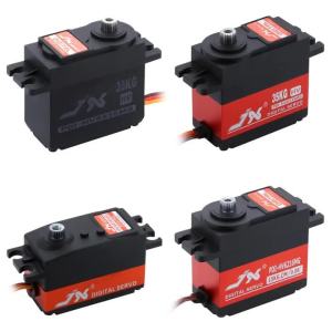 JX RC Servo Mô-men Xoắn Cao Bánh Răng Kim Loại Kỹ Thuật Số Core Servo Brushed Cho Xe RC 1/8 1/10 Tương Thích Với PDI-HV5535/6235/4416/6216MG