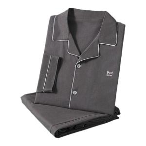 Miiow | 100% Cotton Long Sleeve Sleepwear Set for Men