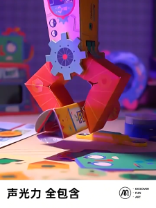 Mideer Sound Light & Force Science Experiment Kit – Educational Physics DIY Toy Set for Kids (Acoustic/Mechanic/Optic)