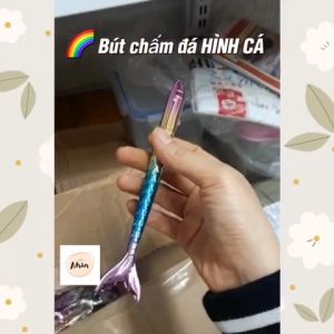 Bút cá bút đính đá chuyên dụng đầu 1 viên hình con cá - hỗ trợ làm tranh đính đá 5D