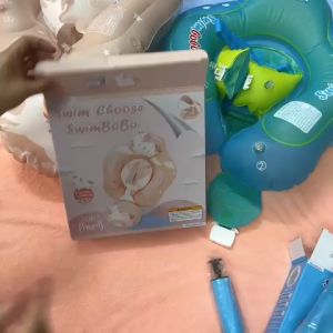 Phao bơi chống lật cho bé cao cấp SWIMBOBO thiết kế cải tiến phù hợp cho bé 05 tháng - 6 tuổi (tặng kèm dụng cụ bơm)