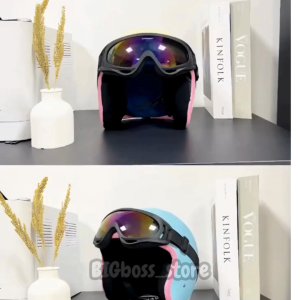 helm anak bogo sadarosa full kulit sintetis untuk usia 2-6 tahun free kaca datar